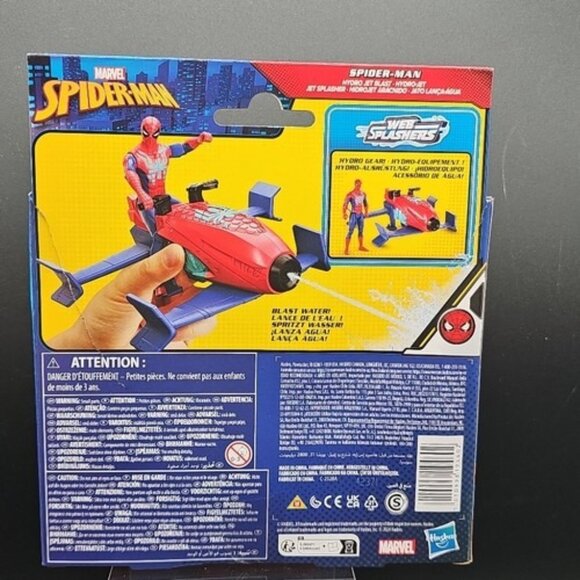 Marvel Spider-Man Web Splashers Hydro Jet Toy Figure & Accessory Set Ages 4+ New - Picture 4 of 4